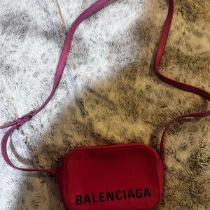 Balenciaga Vibrant Pink Crossbody Bag